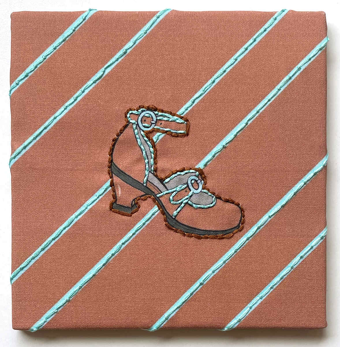 Fluevog Joy Embroidery by Anne M Bray 