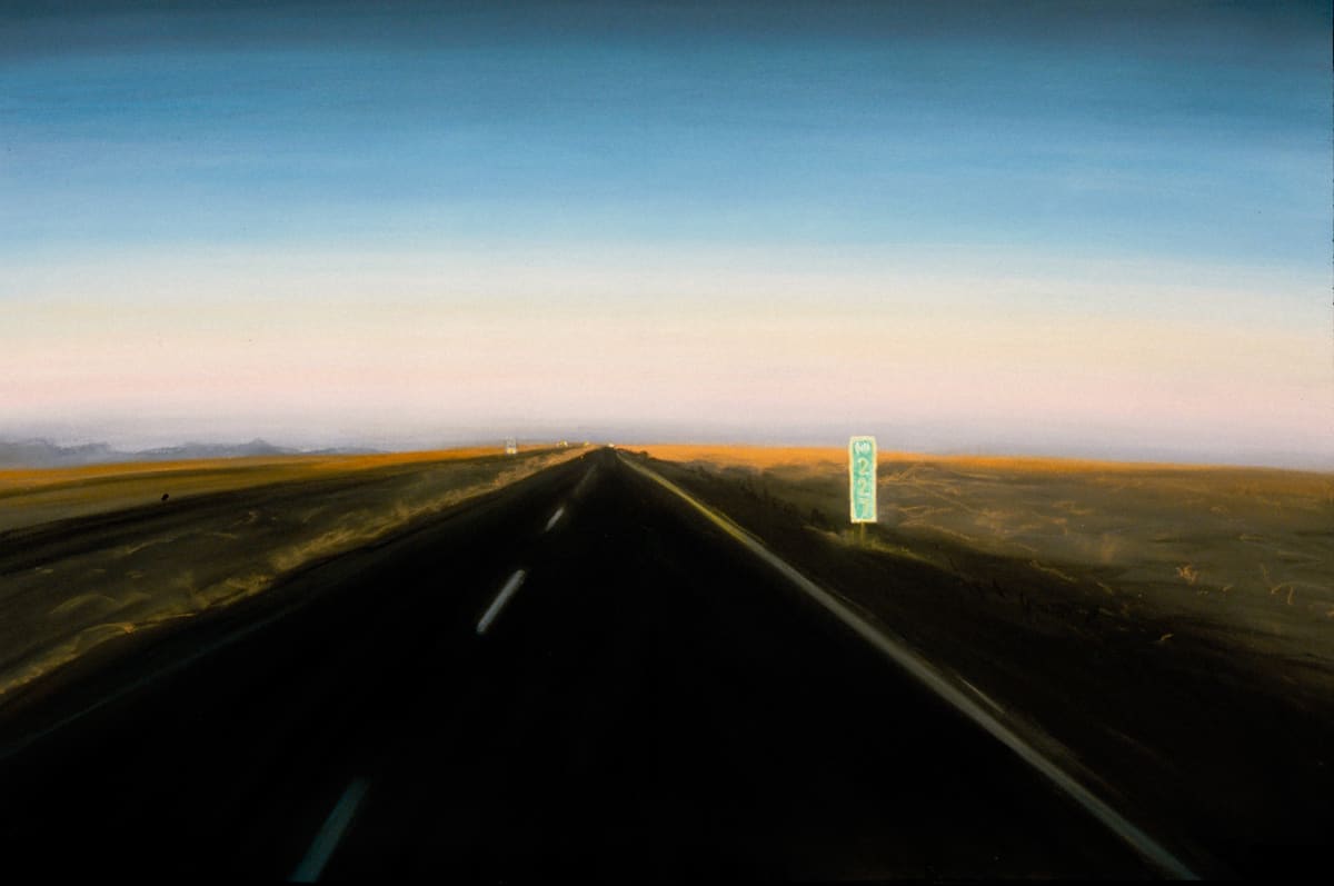 Sunset at Mile 227 by Anne M Bray 