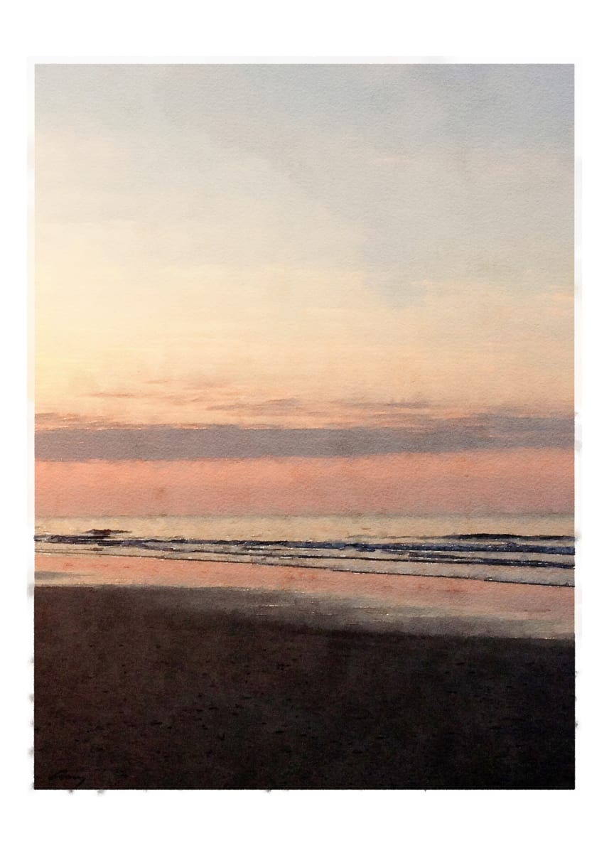 Dawn at the Beach by Anne M Bray 