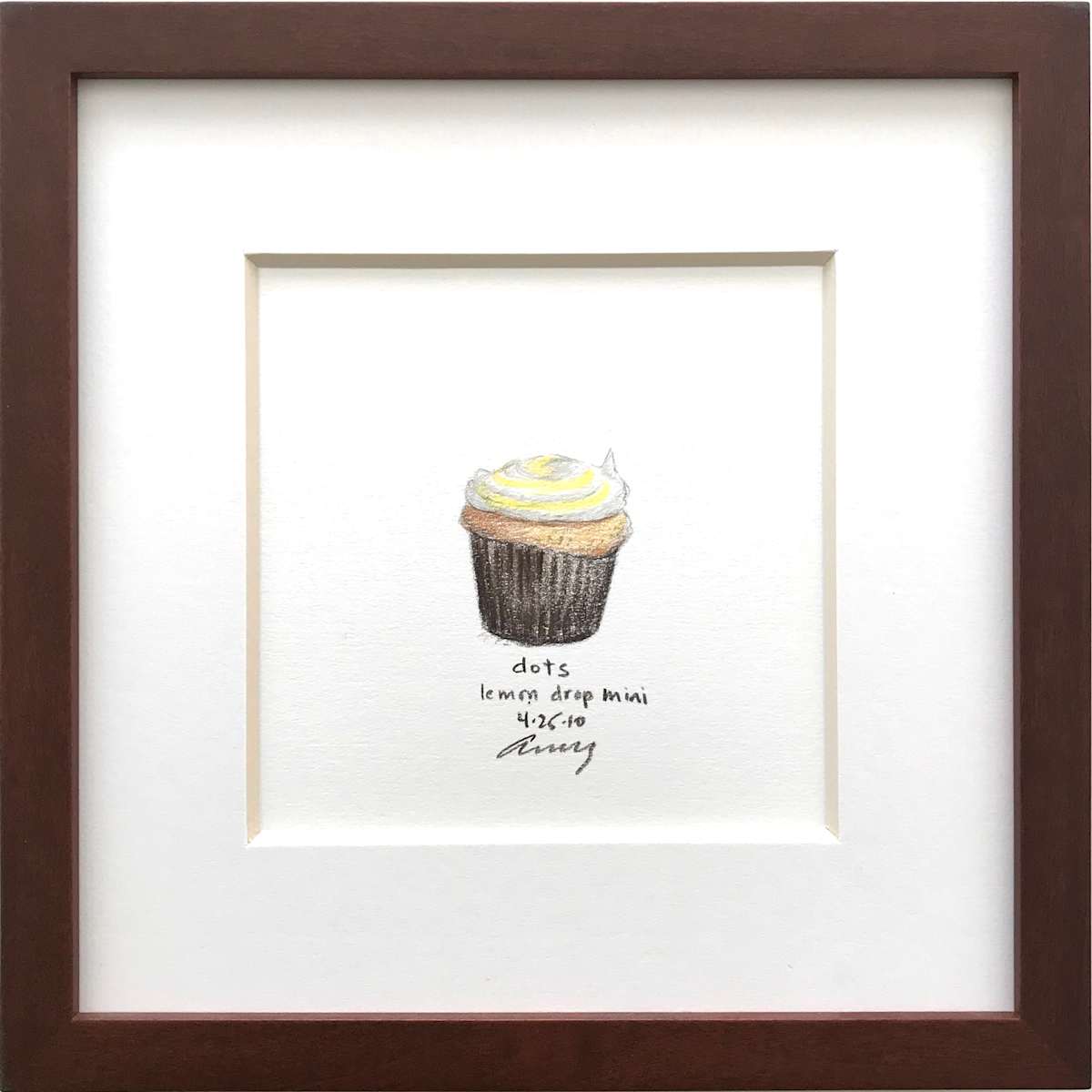 Lemon Drop Cupcake by Anne M Bray 