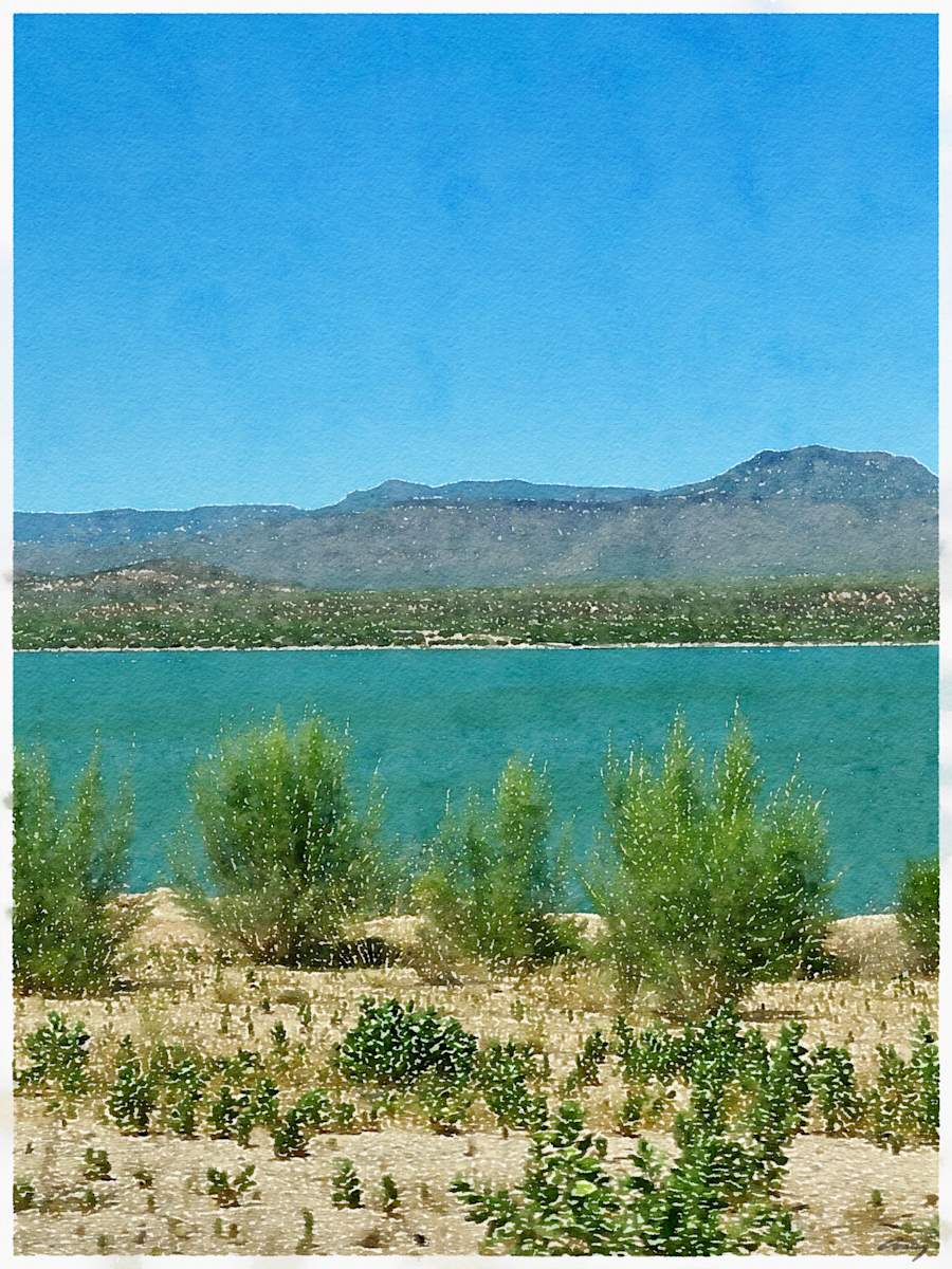 Lake Roosevelt, Arizona by Anne M Bray 
