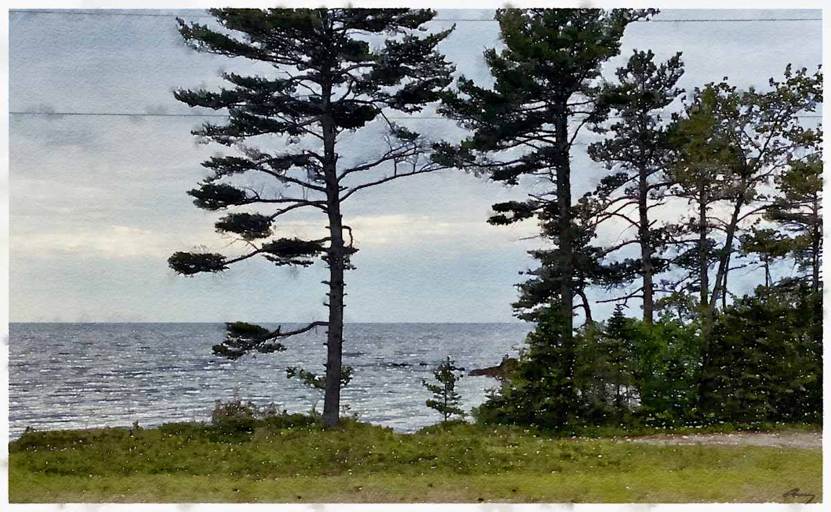 Batchawana Bay Ontario by Anne M Bray 