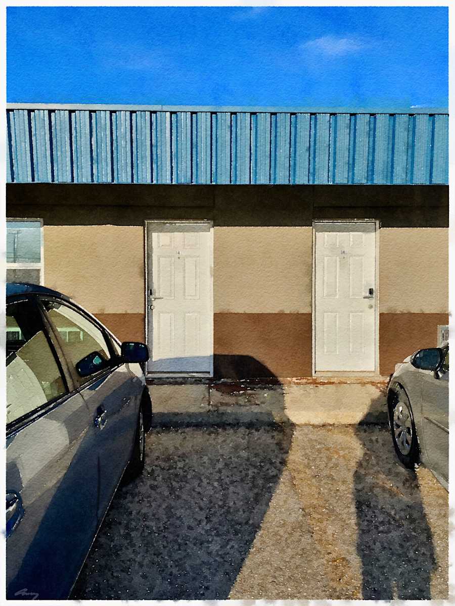 Widus Inn, Swift Current, Saskatchewan by Anne M Bray 