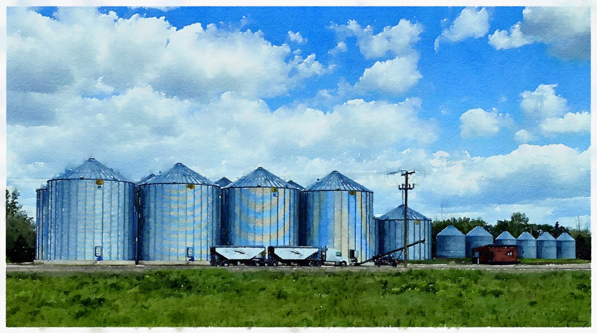 Wapella Saskatchewan by Anne M Bray 