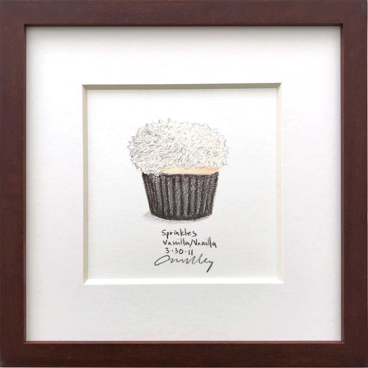 Sprinkles Vanilla Vanilla Cupcake by Anne M Bray 