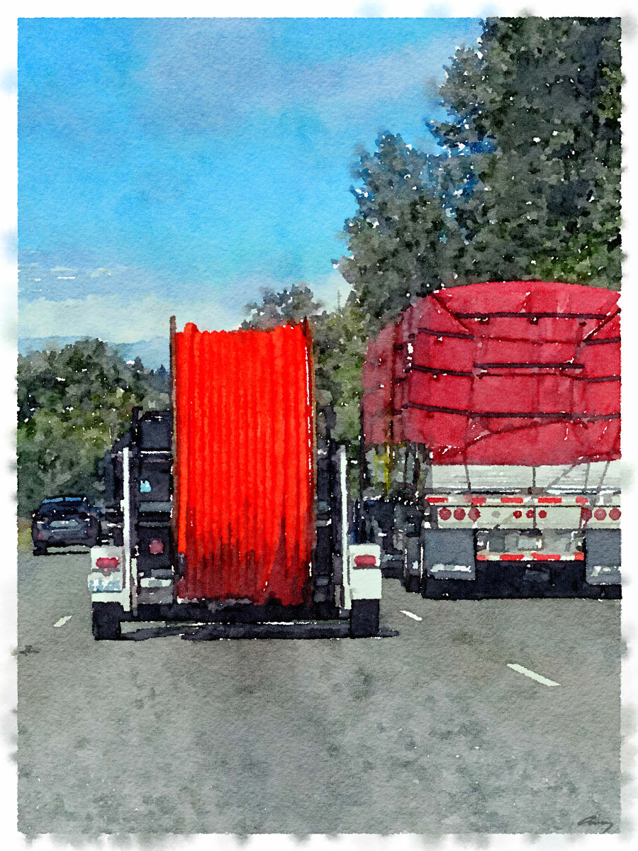 Big Red Spool by Anne M Bray 