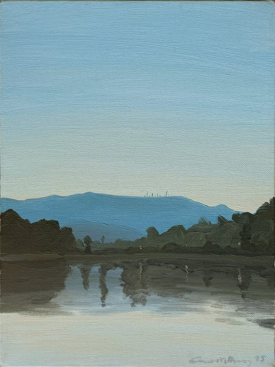 Silver Lake 9-13 by Anne M Bray  Image: Painted en plein air at dawn