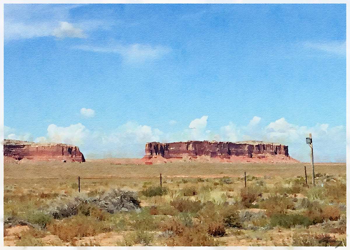 US160, Apache County, Arizona by Anne M Bray 