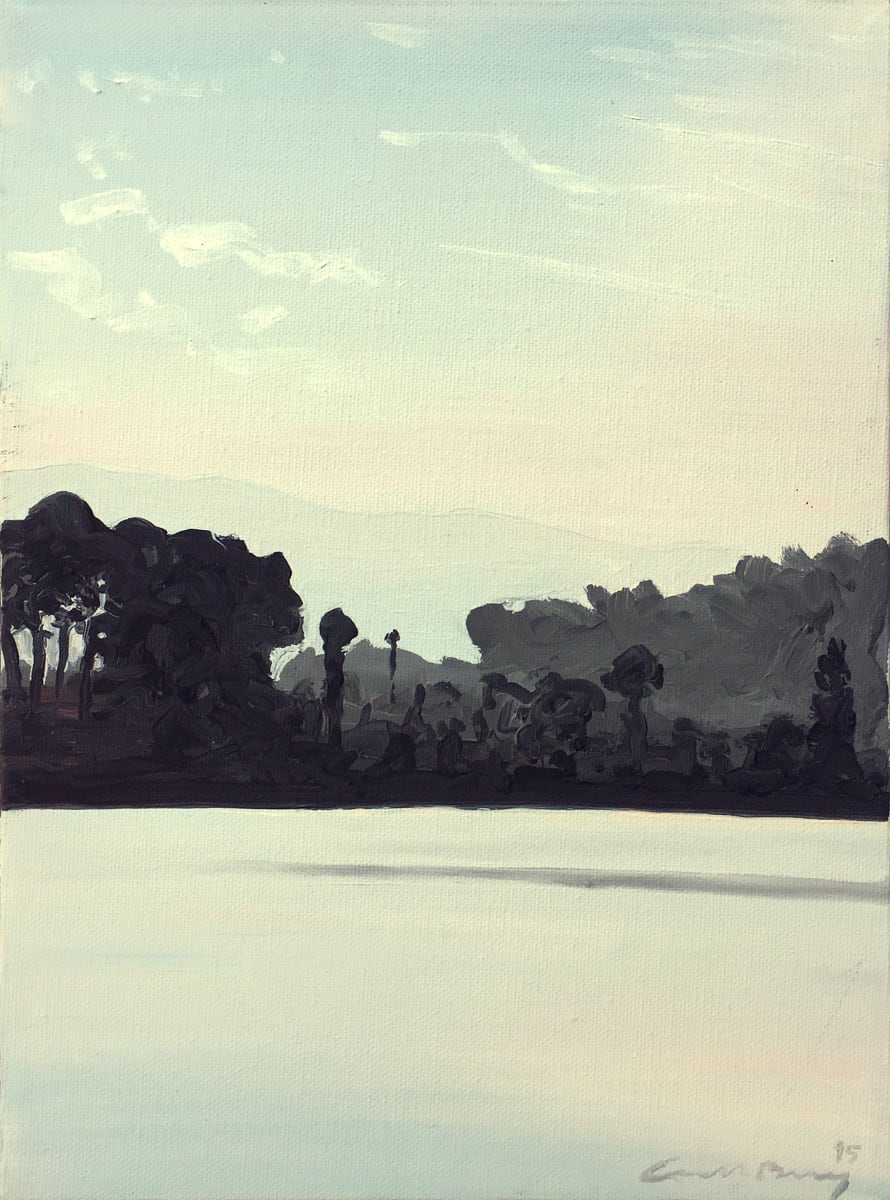 Silver Lake 8-20 by Anne M Bray  Image: Painted en plein air at dawn