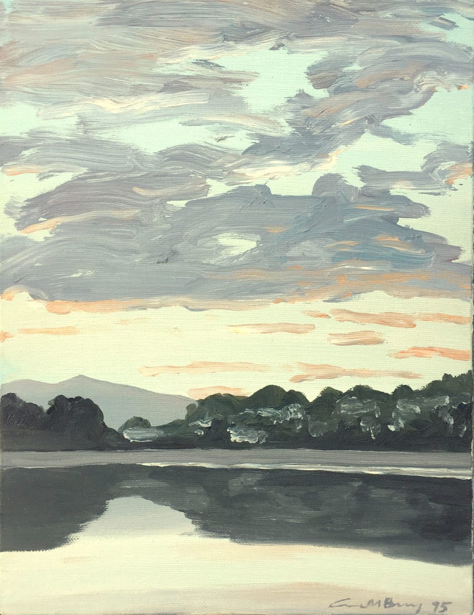 Silver Lake 9-2 by Anne M Bray  Image: Painted en plein air at dawn