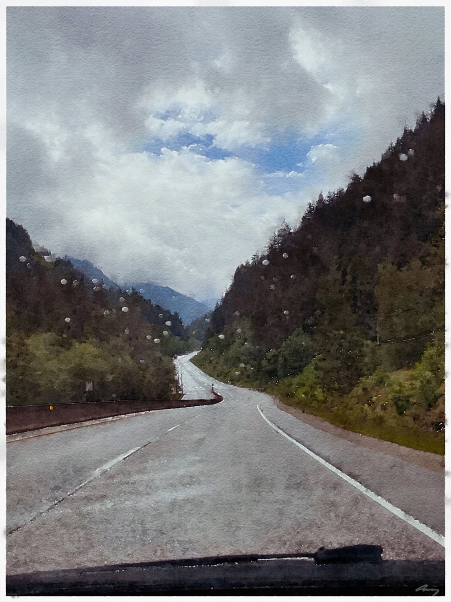 East of Hope, British Columbia by Anne M Bray 