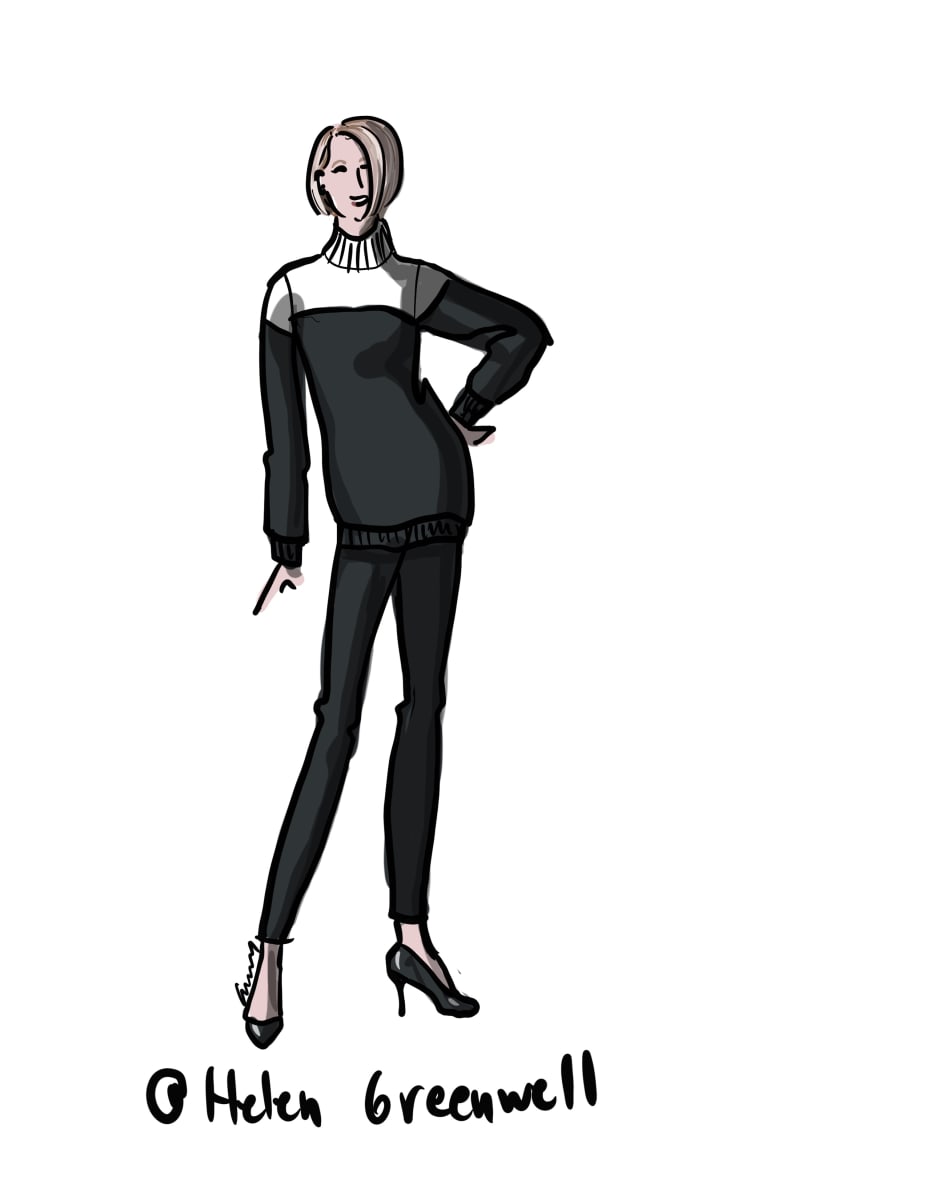 Helen @helengreenwell by Anne M Bray 