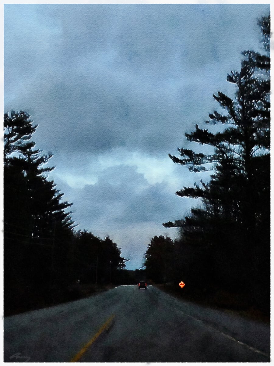 Going Dark, Maine by Anne M Bray 