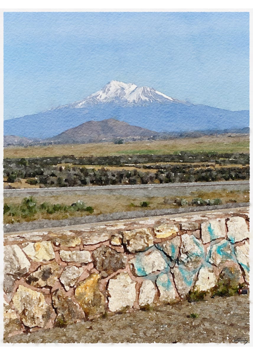 Mount Shasta, California by Anne M Bray 