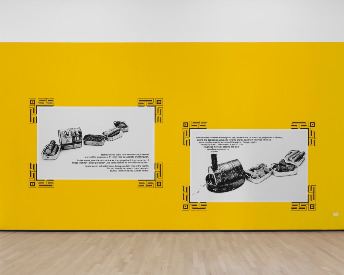 El Limite [The Boundary] by Celia Álvarez Muñoz  Image: Celia Álvarez Muñoz, El Limite [The Boundary], 1991. Mural, inkjet on polyweave vinyl. Courtesy of the artist. Photography: Daniel Lang