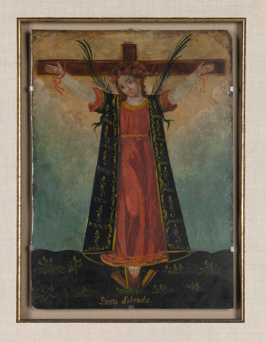 Santa Librada, Virgen y Mártir- Saint Wilgefortis, Virgin and Martyr by Unknown 