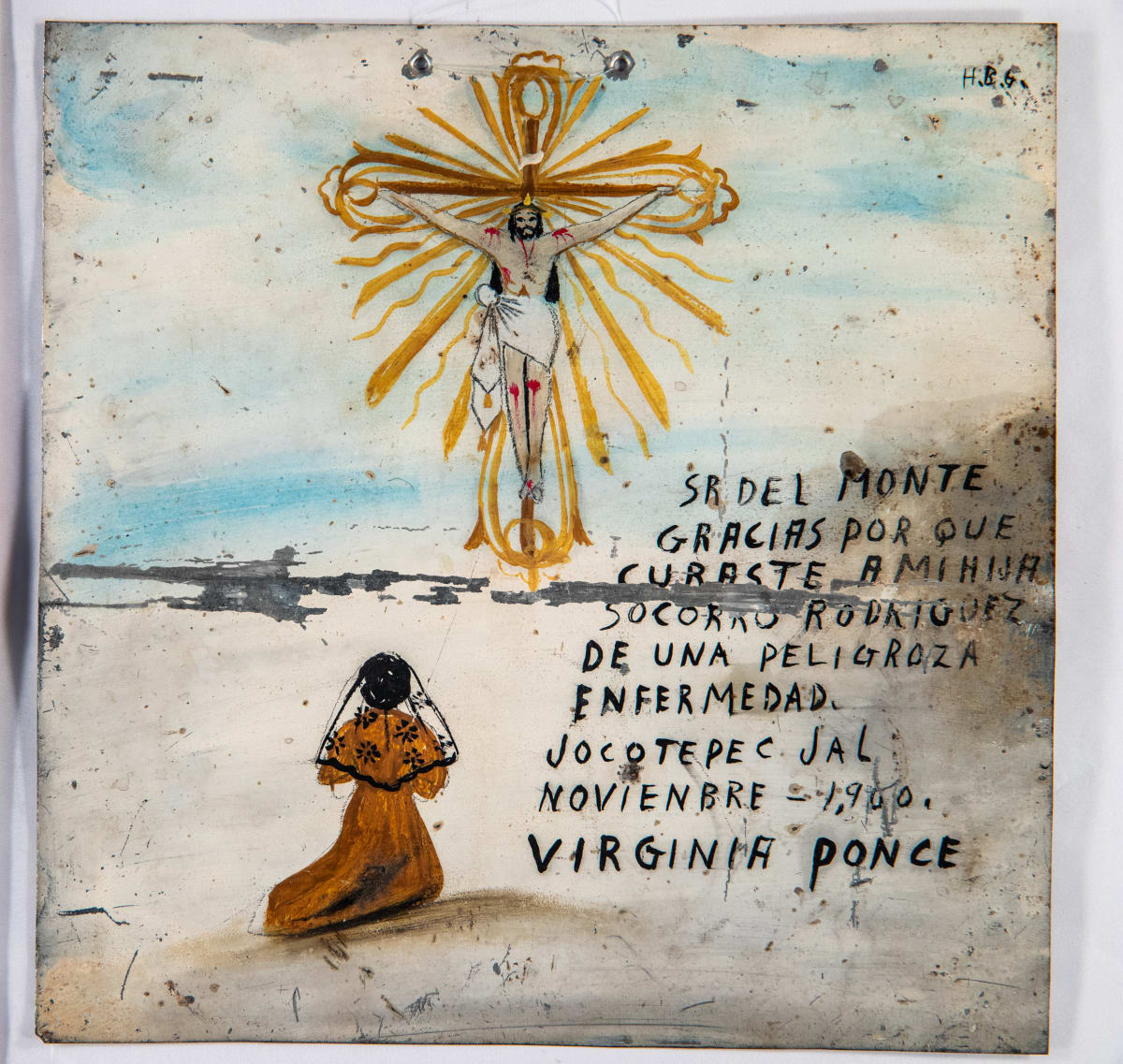 Ex-Voto: El Señor del Monte, Our Lord of the Mountain, 1900 by Unknown  Image: Photo Credit: Emmanuel Ramos-Barajas