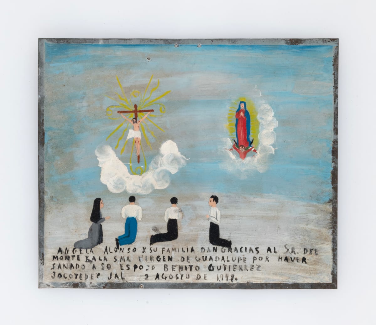 Ex-Voto: Lord of the Mountain and Virgin of Guadalupe, 1941 by Unknown 