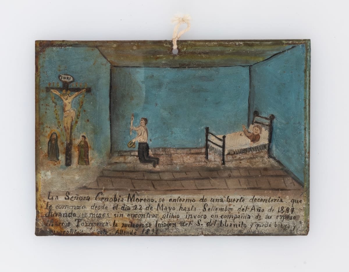 Ex-Voto: El Señor del Llanito, Lord of Llanito, 1899 by Unknown 