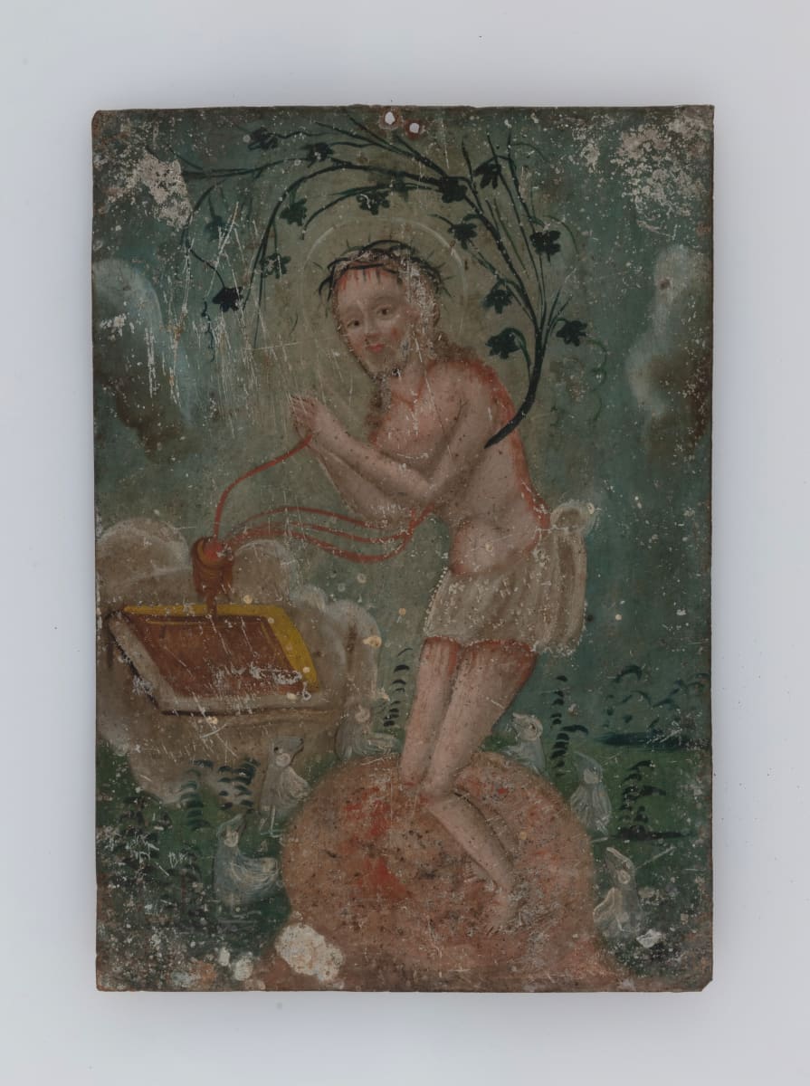 La Vendimia Mística, El Varón Eucarístico de Dolores, Mystical Vine, The Eucharistic Man of Sorrows by Unknown 