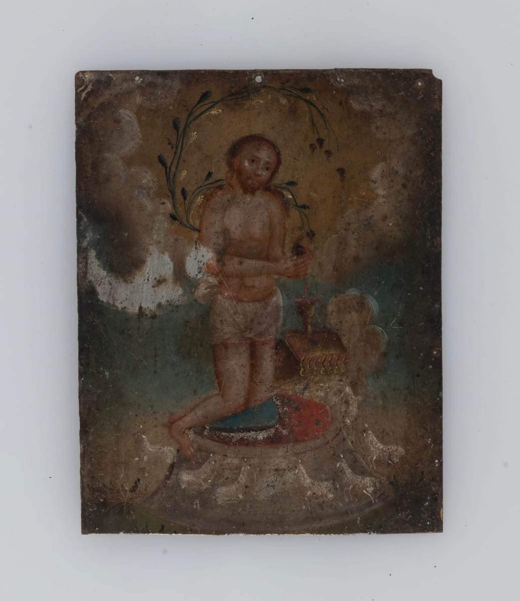 La Vendimia Mística, El Varón Eucarístico de Dolores, Mystical Vine, The Eucharistic Man of Sorrows by Unknown 