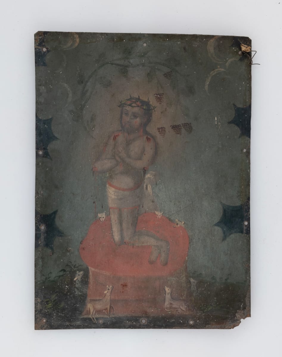 El Varón Eucarístico de Dolores, The Eucharistic Man of Sorrows (Mystical Vine) by Unknown 