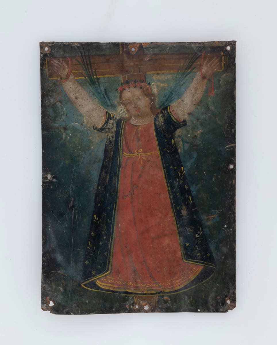 Santa Librada, Virgen y Mártir- Saint Wilgefortis, Virgin and Martyr by Unknown 