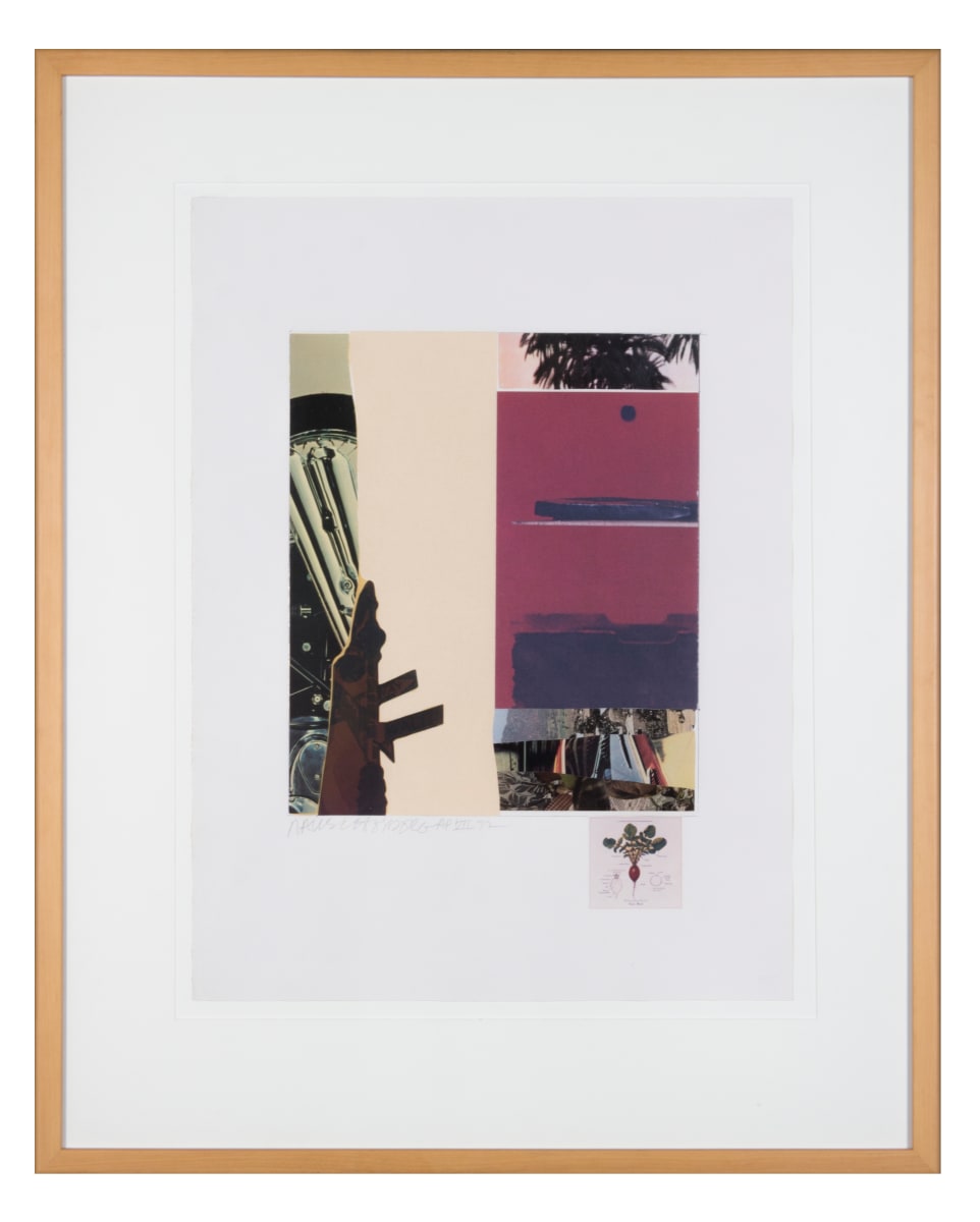 From the Horsefeathers Thirteen- XI series by Robert Rauschenberg 