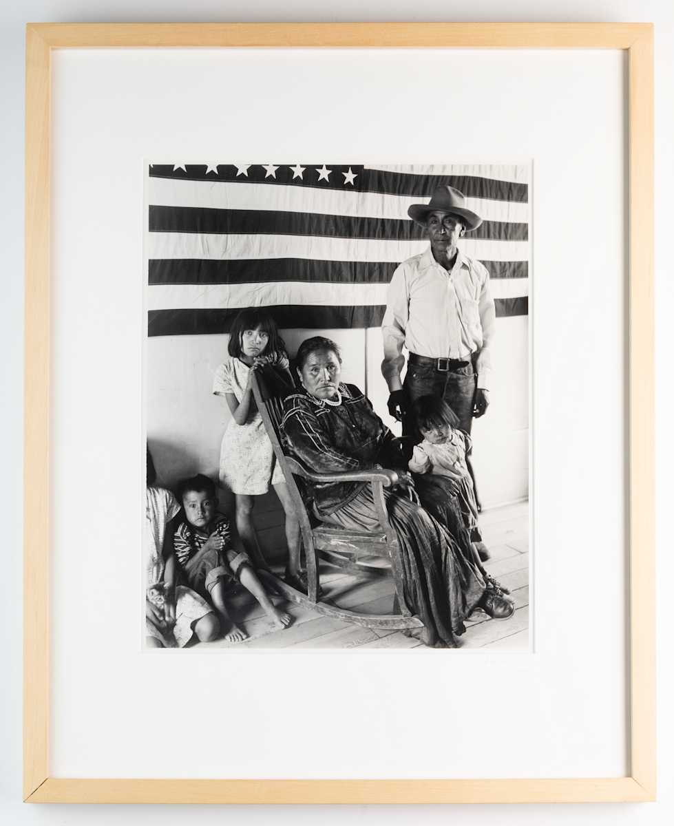 Francis Nakai and Family, Red Rock, Arizona by Laura Gilpin 