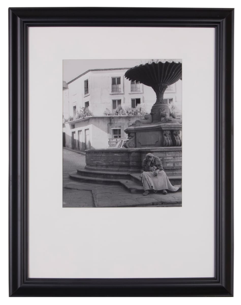 Woman at Fountain by Manuel Carrillo 