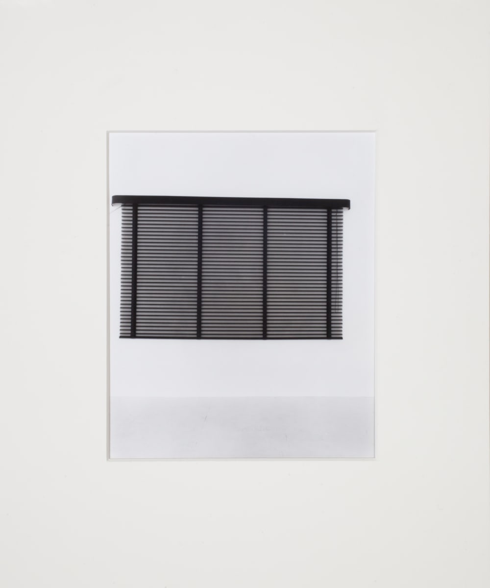 Wall Site (Closed Window with Blinds) by Leland Rice 