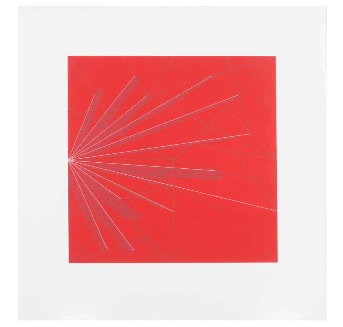 Lines to Specific Points, Plate #02 by Sol LeWitt 