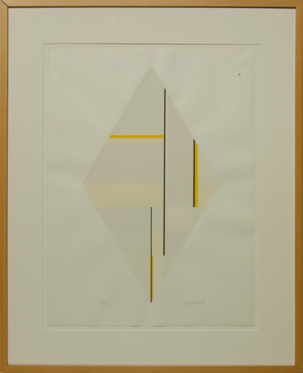 Untitled (Yellow Diamond) by Ilya Bolotowsky 