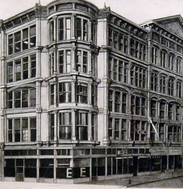 The Hugh O'Neil Building by Richard Haas 
