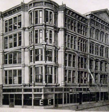 The Hugh O'Neil Building by Richard Haas 