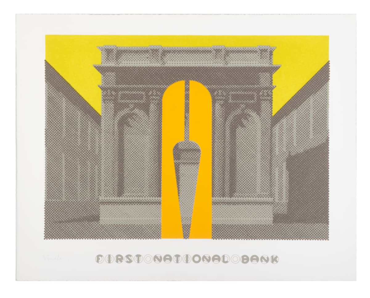 First National Bank by Gerald Laing 