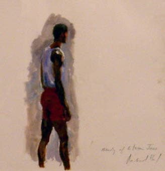 Study of Elston Jones by Michael Hurd 