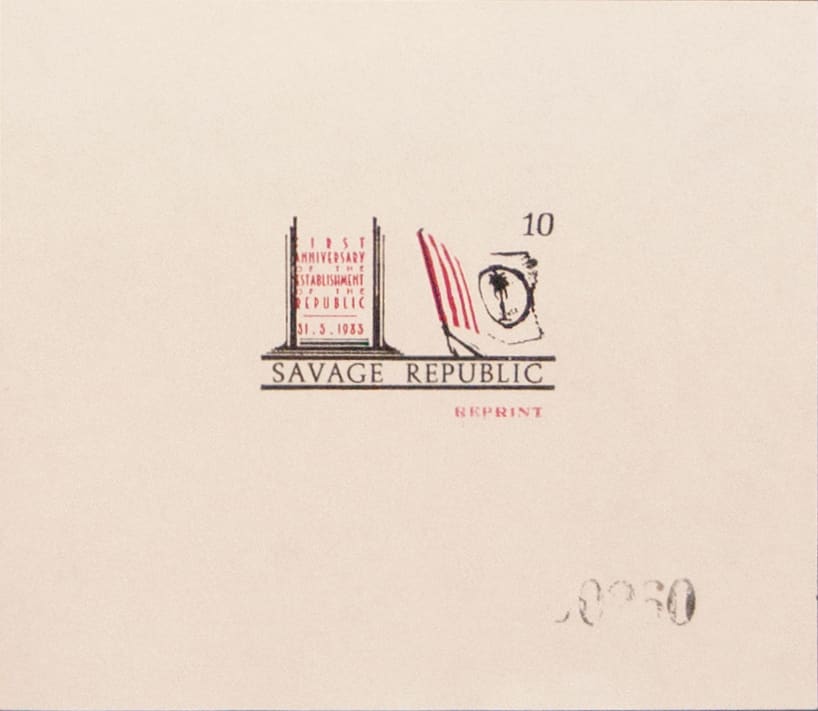 Savage Republic Logo Reprint by Bruce Licher 