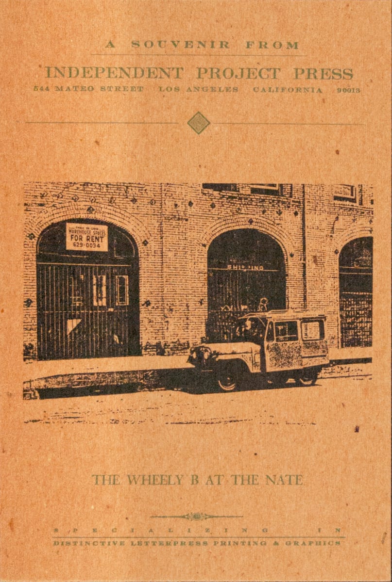 The Wheely B at the Nate by Bruce Licher 