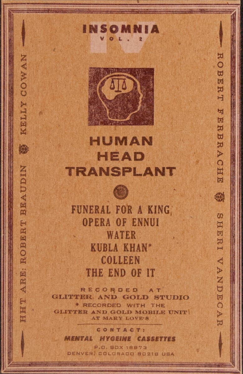 Insomnia vol. 2 Human Head Transplant by Bruce Licher 