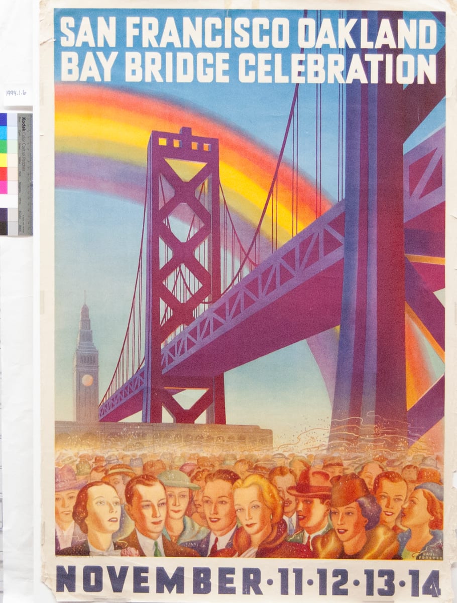 San Francisco Oakland Bay Bridge Celebration by Paul Foster 