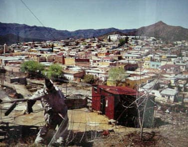 Scarecrow in Santa Barba, Chihuahua, Mexico by Virgil Hancock 