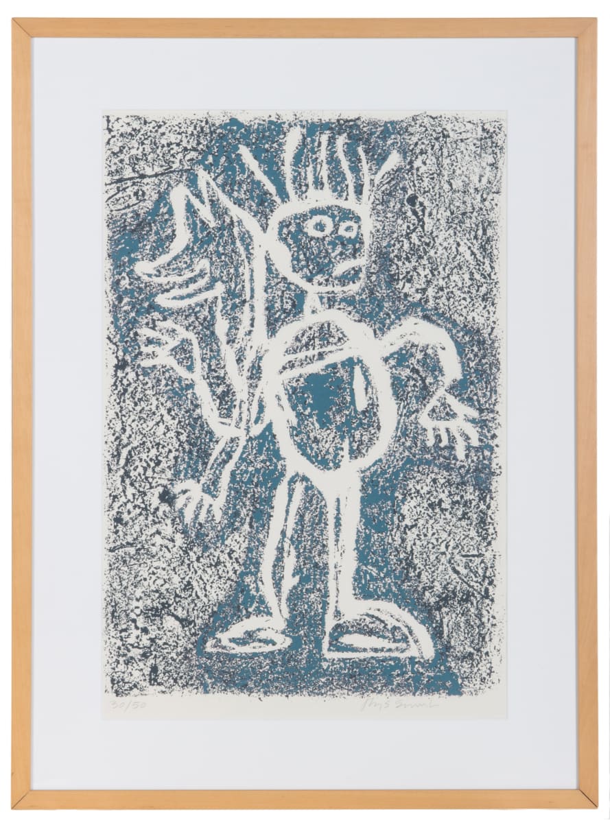 Coyote (Petroglyph) by Jaune Quick-To-See Smith 