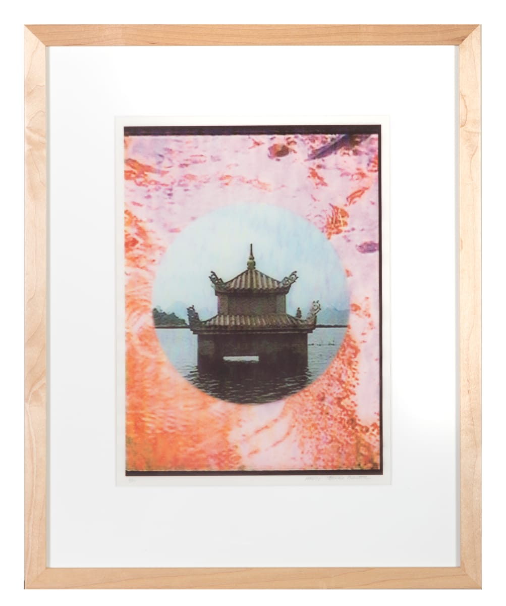 Blood Red River Pagoda (Vietnam) by Meridel Rubenstein 