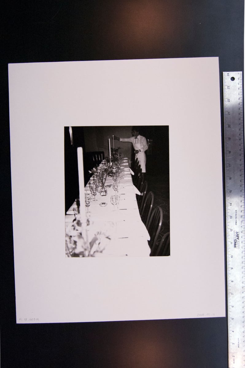 Waiter Lighting Candle by Andy Warhol 