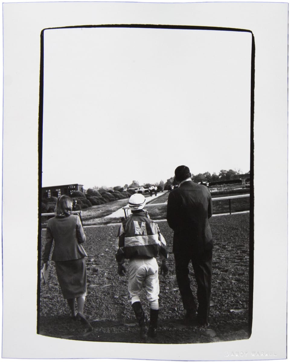 Unidentified Jockey and Unidentified Man and Woman by Andy Warhol 