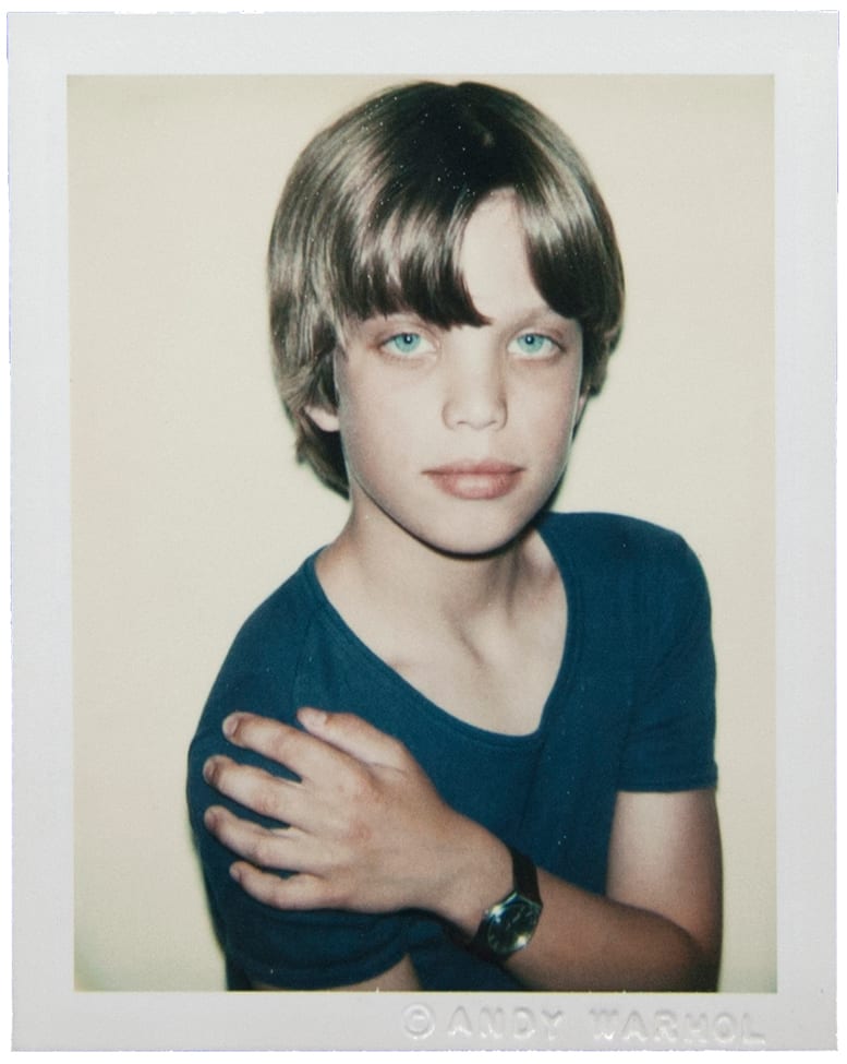 Unidentified Boy (Blue T-shirtl) by Andy Warhol 