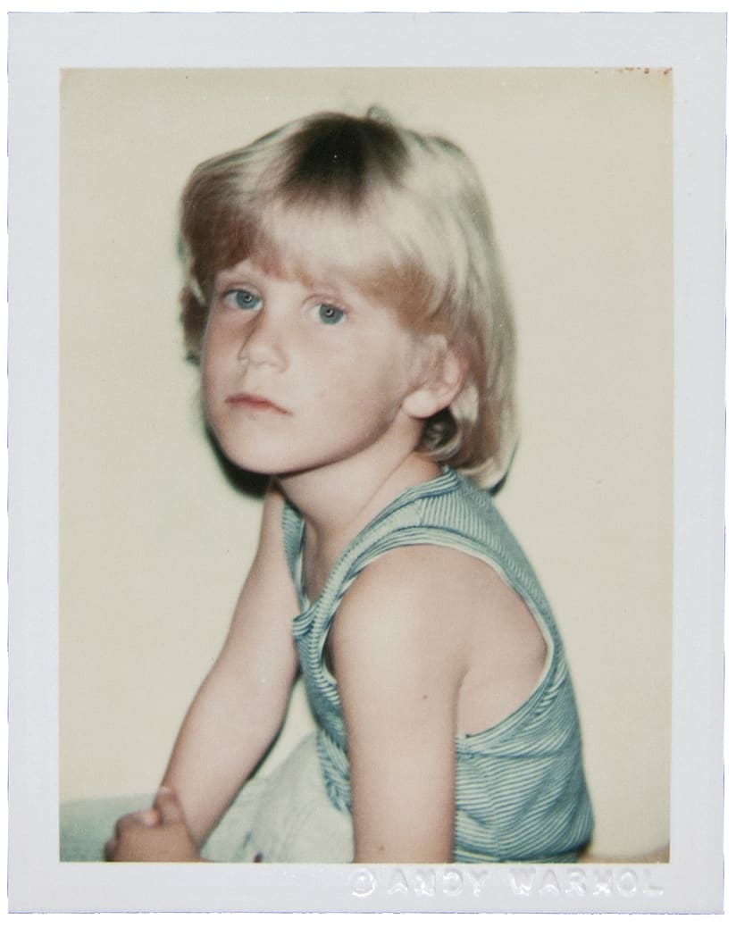 Unidentified Boy (Shaggy Blond Hair) by Andy Warhol 