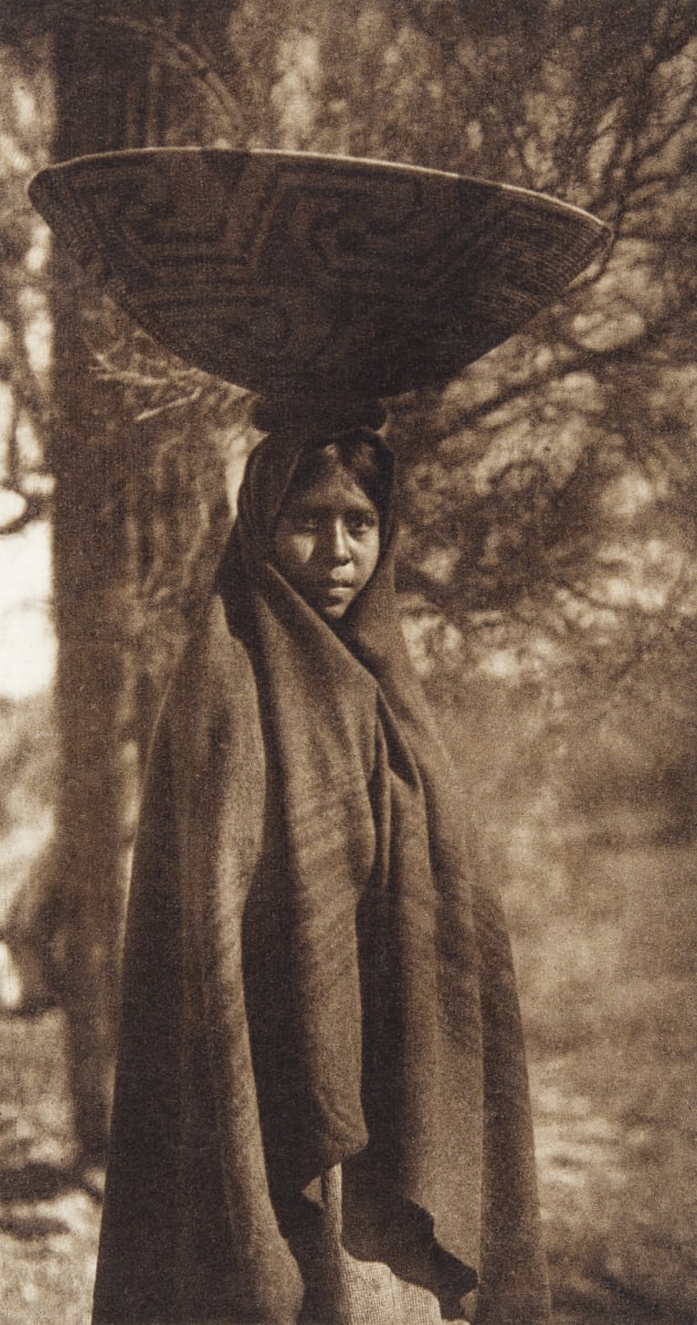 Fruit Gatherer - Maricopa by Edward Sheriff Curtis 