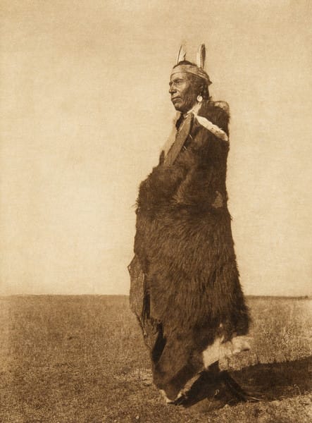 A Blackfoot Soldier by Edward Sheriff Curtis 